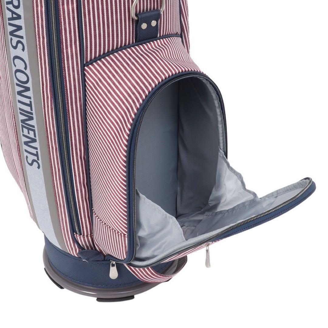 TRANS CONTINENTS ゴルフ キャディバッグ カート式 9型 6分割