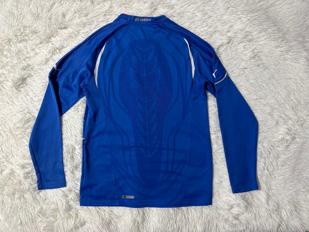 PUMA プーマ サッカー イタリア代表ゲームシャツ 長袖ユニフォーム 2010