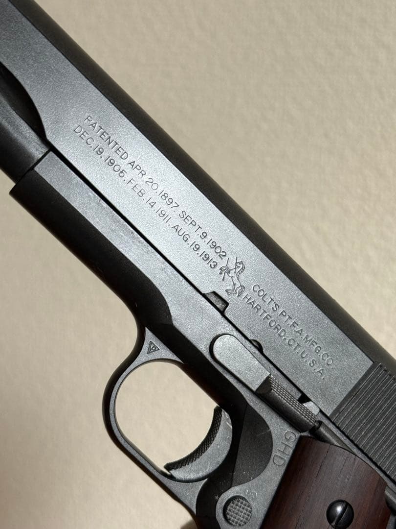 MGC コルト M1911A1 HW ガバメント 木製グリップ ガスガン マルイ