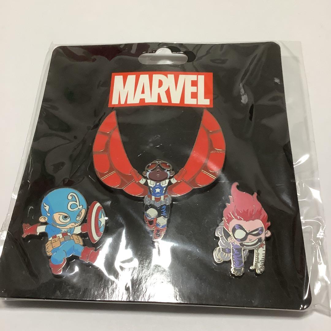NYコミコン限定キャプテンアメリカトリオピンズセット