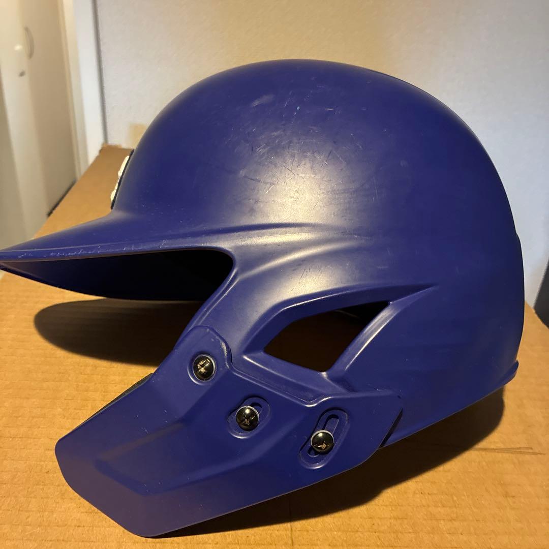 軟式　ヘルメット　フェイスガード付き