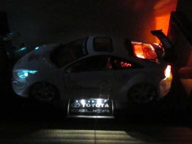 童友社 (1/12) スポコン系 トヨタ CELICA TRD ライト点灯