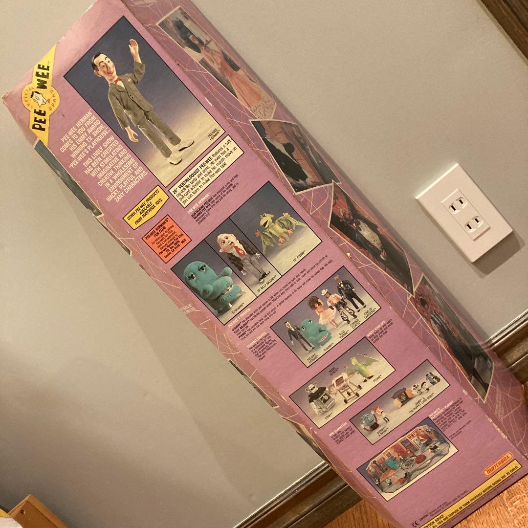 Rare! 80s PEE-WEE HERMAN MATCHBOX腹話術人形