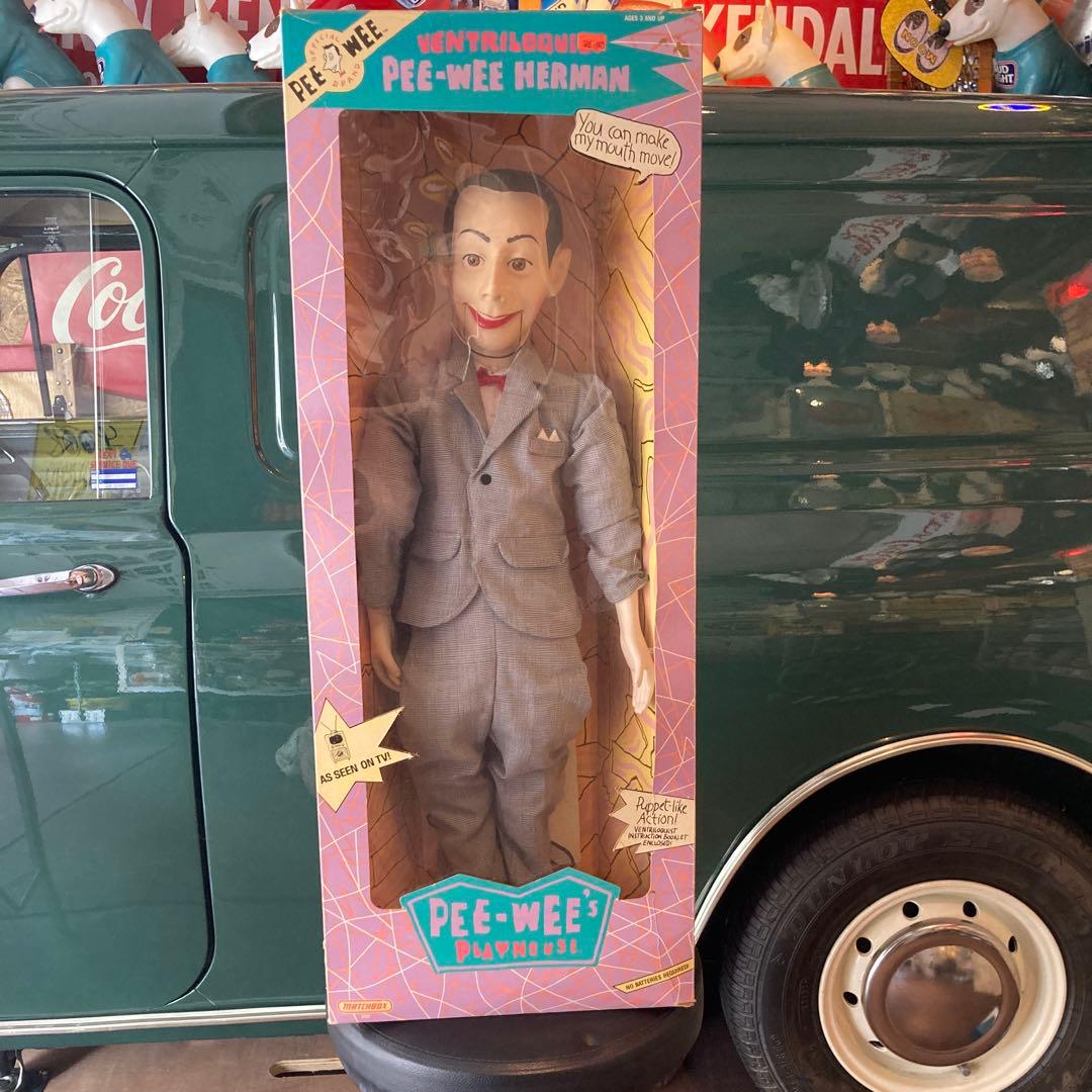 Rare! 80s PEE-WEE HERMAN MATCHBOX腹話術人形