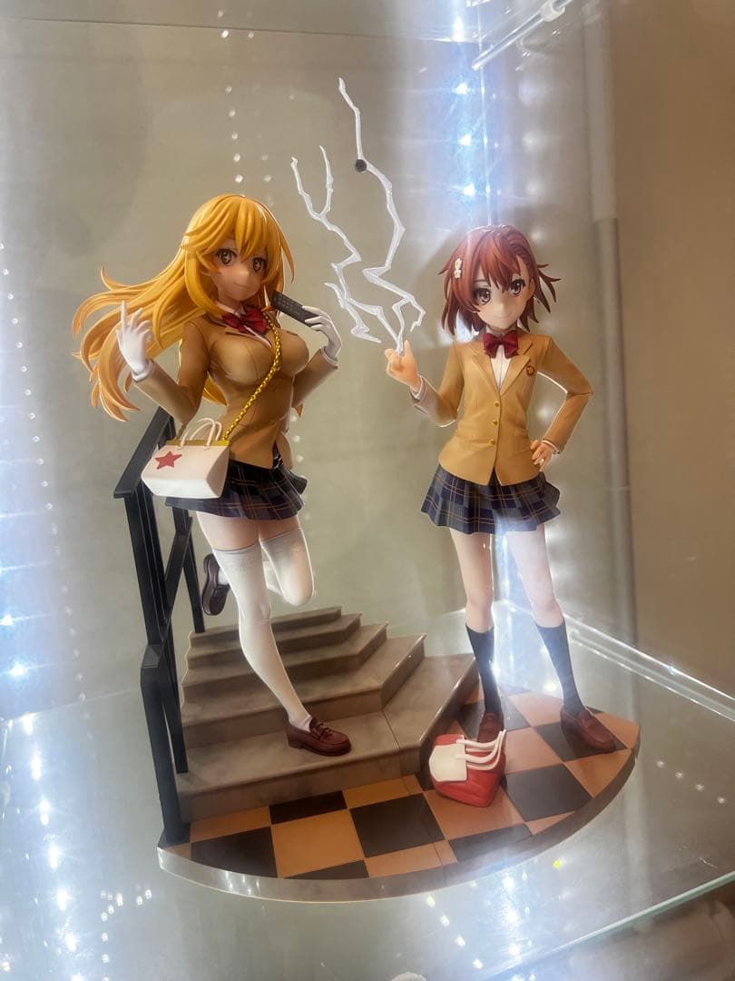 超電磁砲 15周年 食蜂操祈 御坂美琴 フィギュア 表情替えパーツ付き