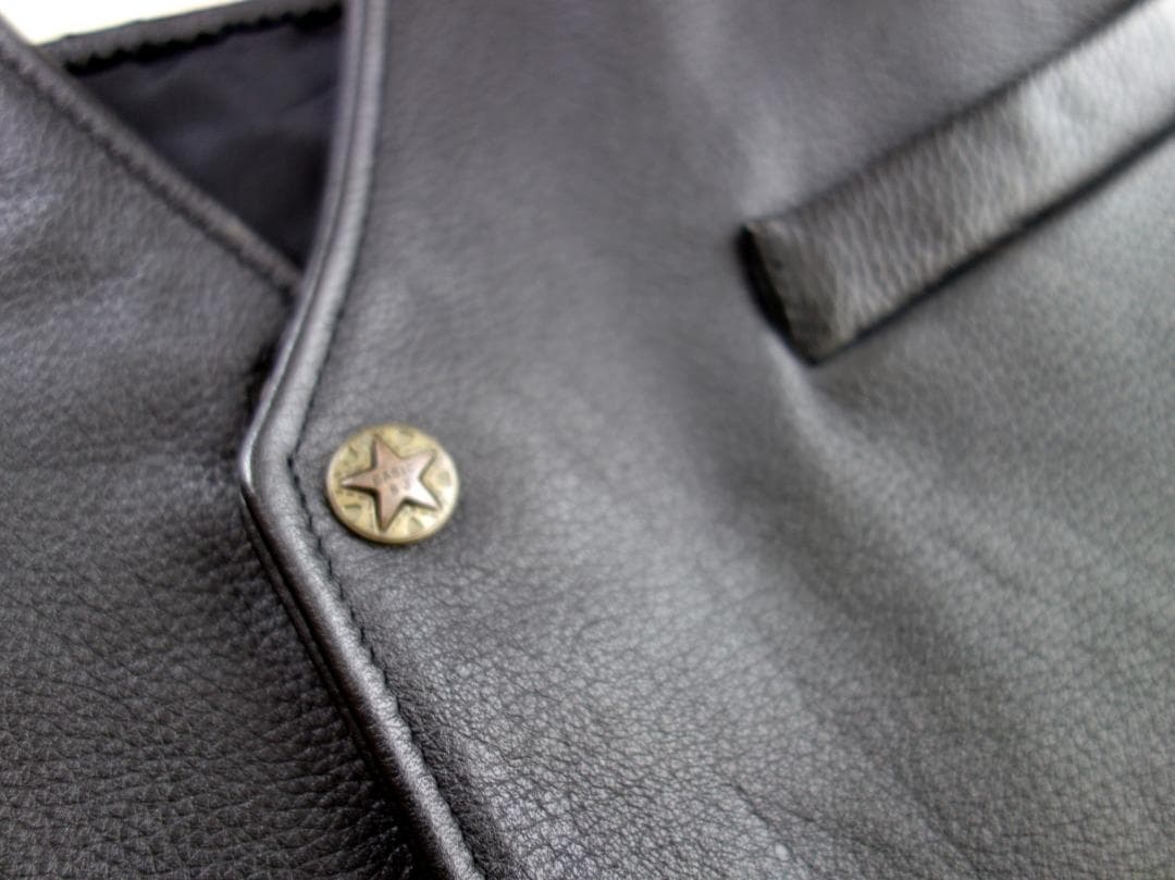 矢沢永吉さん　革ベスト　Lサイズ