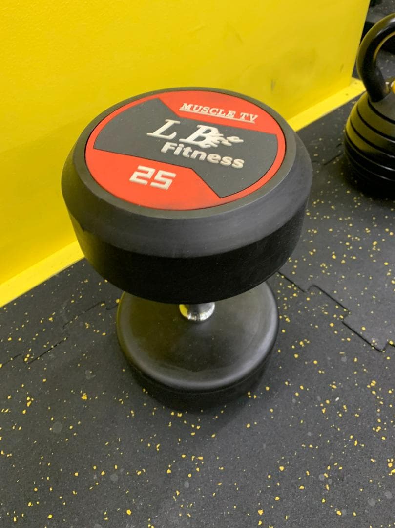 ラバー ダンベル 25kg × 2個 セット