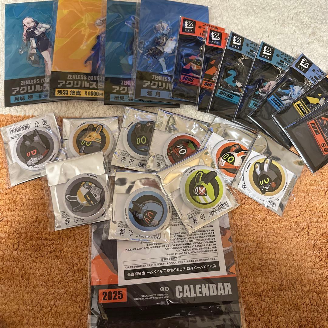 ZENLESS ZONE ZERO アクリルスタンド・缶バッジ・カレンダーセット