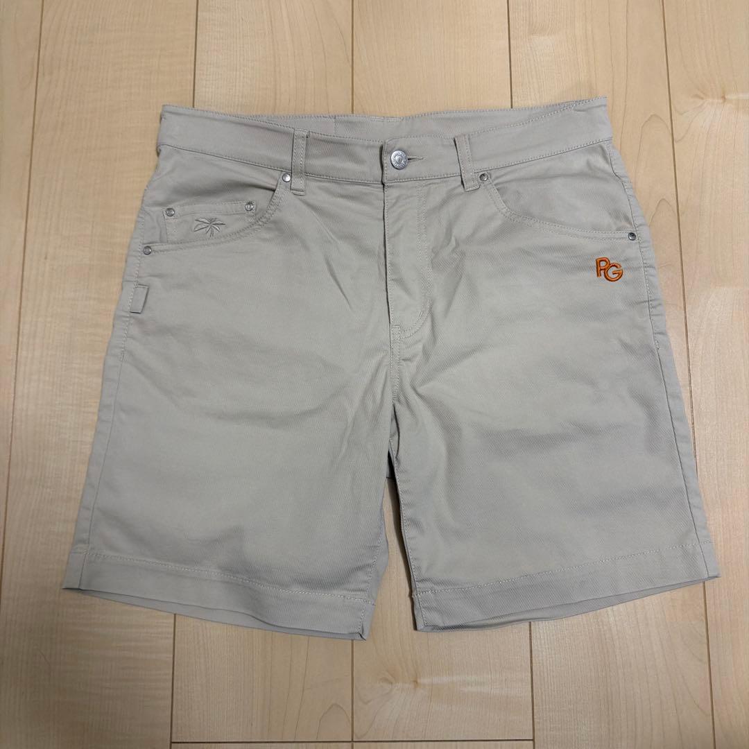 パーリーゲイツロゴ入り ベージュ ショートパンツ
