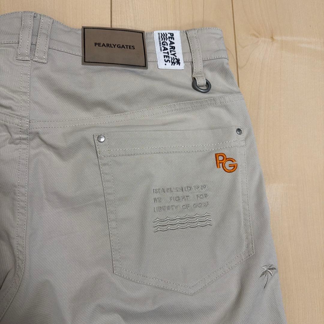 パーリーゲイツロゴ入り ベージュ ショートパンツ