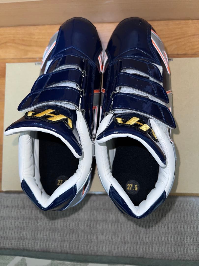 ハタケヤマ　野球シューズ 27.5cm ネイビー