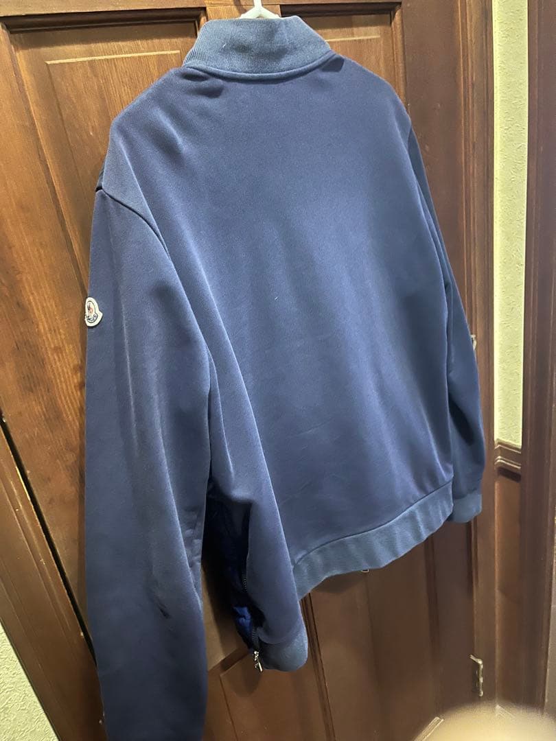 モンクレール メンズ ネイビー 切り替え ダウンジャケット