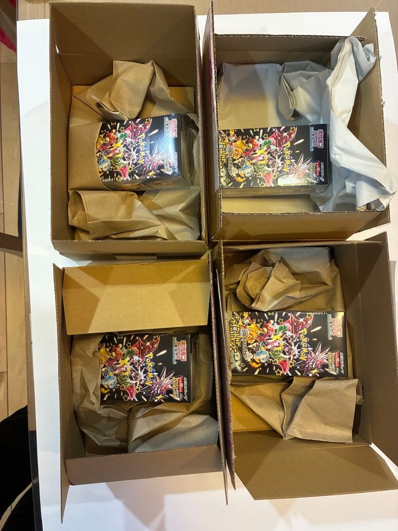 ポケモンカードゲーム シャイニートレジャーex BOX4個セット　シュリンク付き