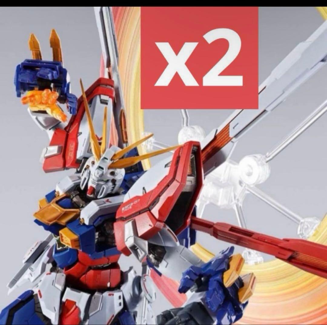 L BUILD ゴッドガンダム＆ゴッドガンダム弐メタルビルド　2個セット