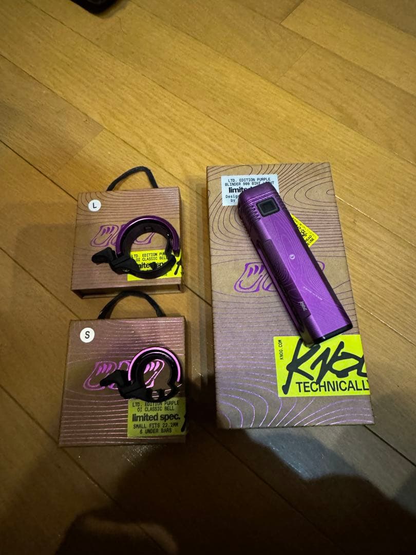 ノグ knog フロントライト ベル 限定色セット