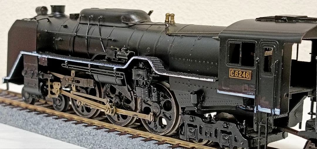 HOゲージ、カツミ、C62蒸気機関車、メンテナンス済