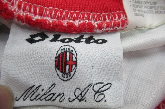 幻　当時物　ACミラン　長袖ユニフォーム　94年　ロット　イタリア製