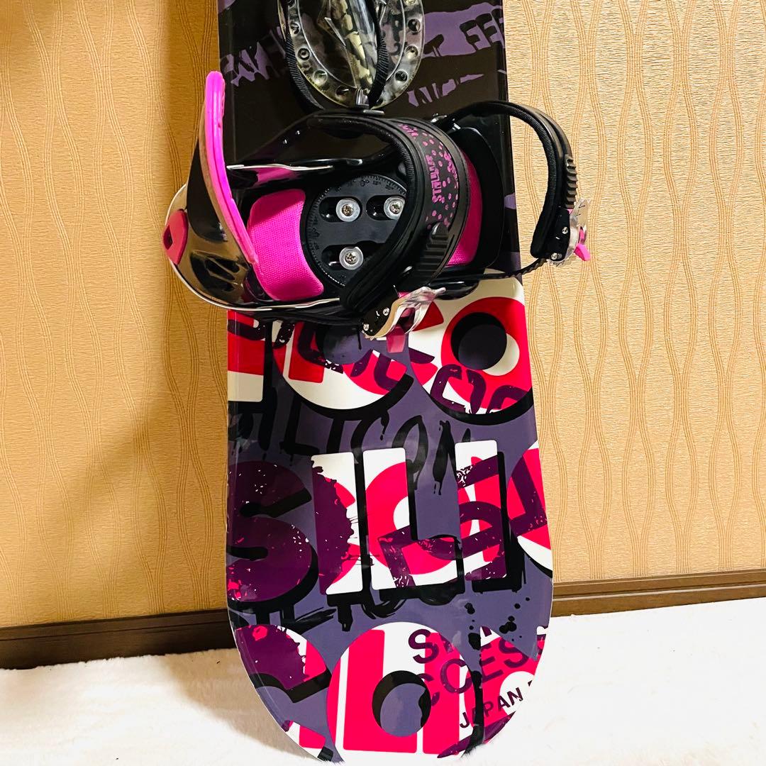 SILICONACCESSORY× STELLAスノーボードビンディングセット