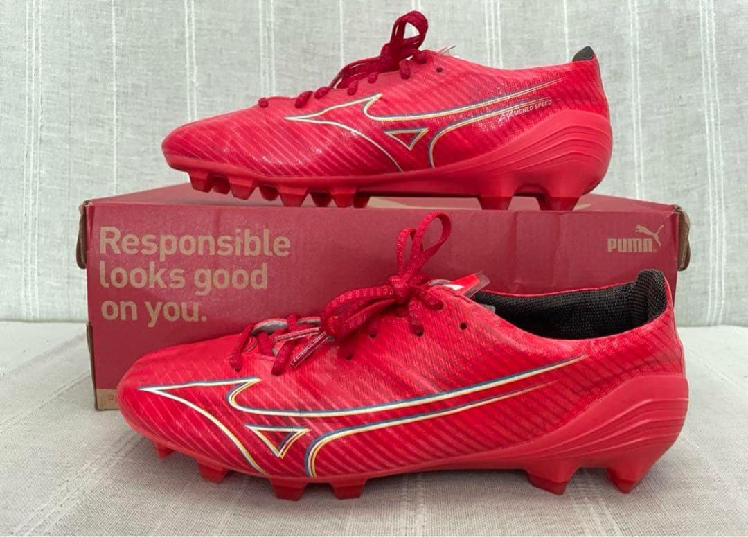 ミズノ　Mizuno アルファ α ELITE 25.0cm ゼログラシューレス