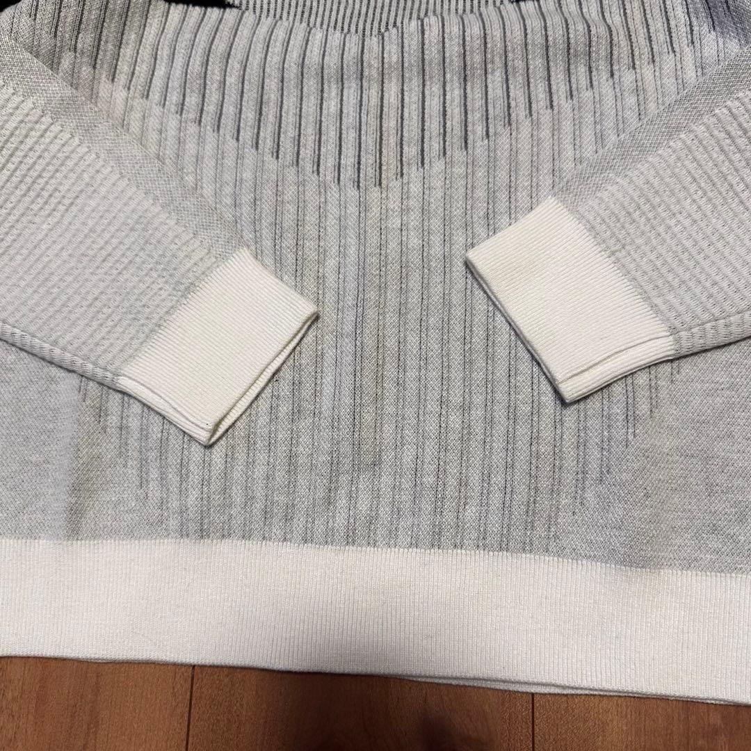 モックネック　ビックシルエット　長袖　ニット　裏起毛スカート　セットアップ　秋冬