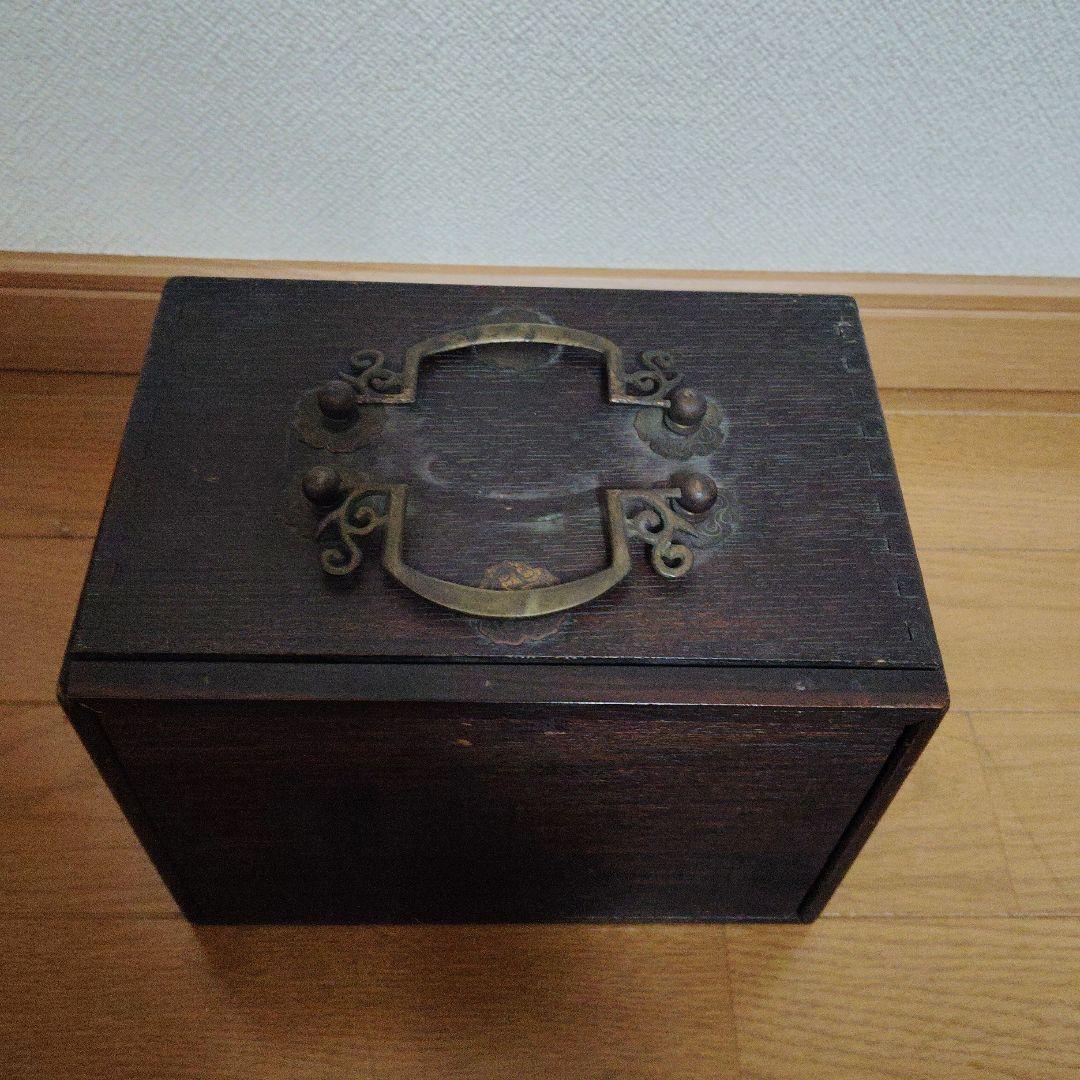 ●古道具●木箱 木製収納箱 インテリア アンティーク 江戸 明治 大正