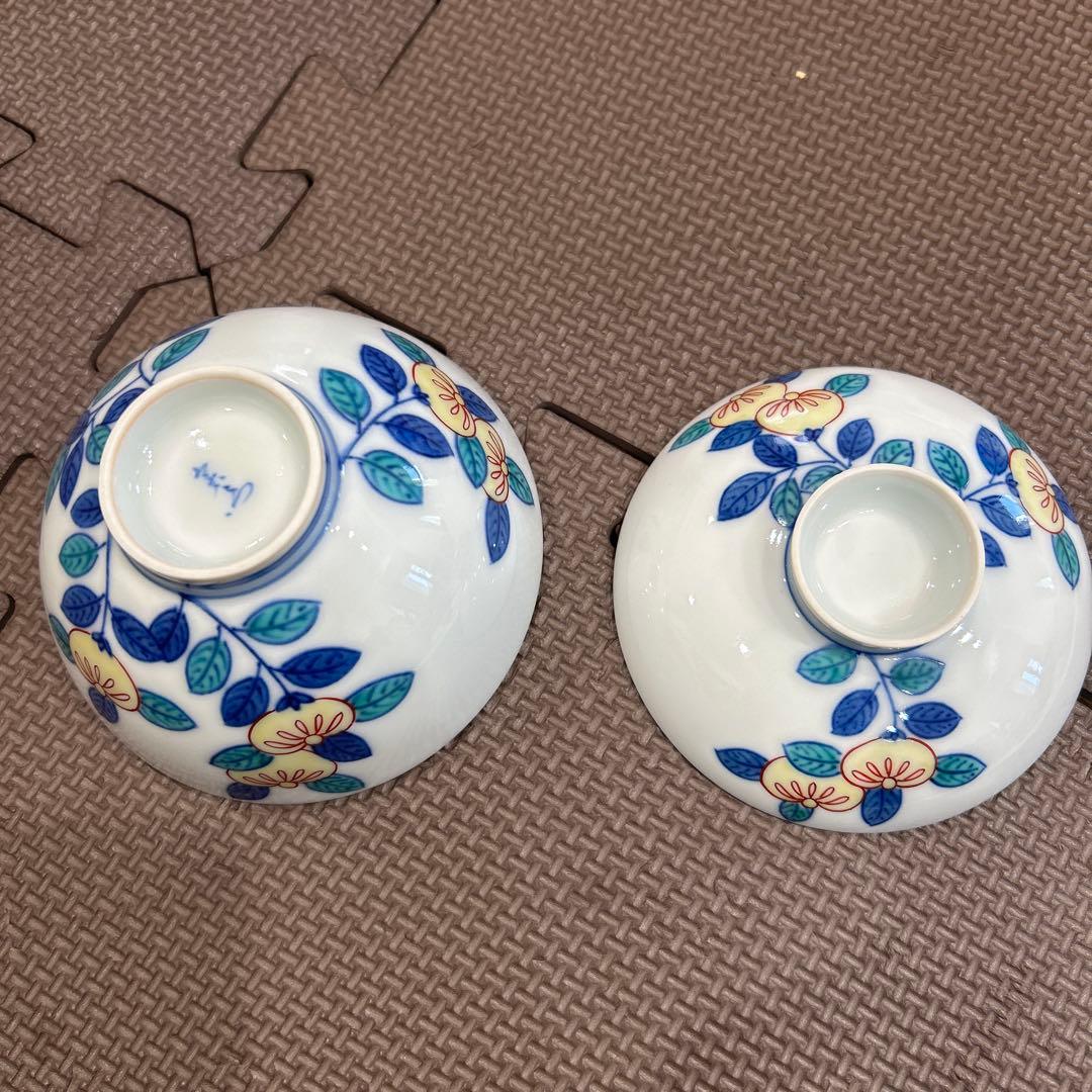 (人間国宝)第13代今泉今右衛門夫婦茶碗