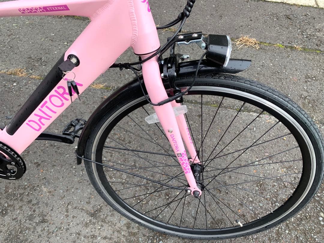 【動作確認済】送料無料BUILTIN電動アシスト自転車 低走行距離246km