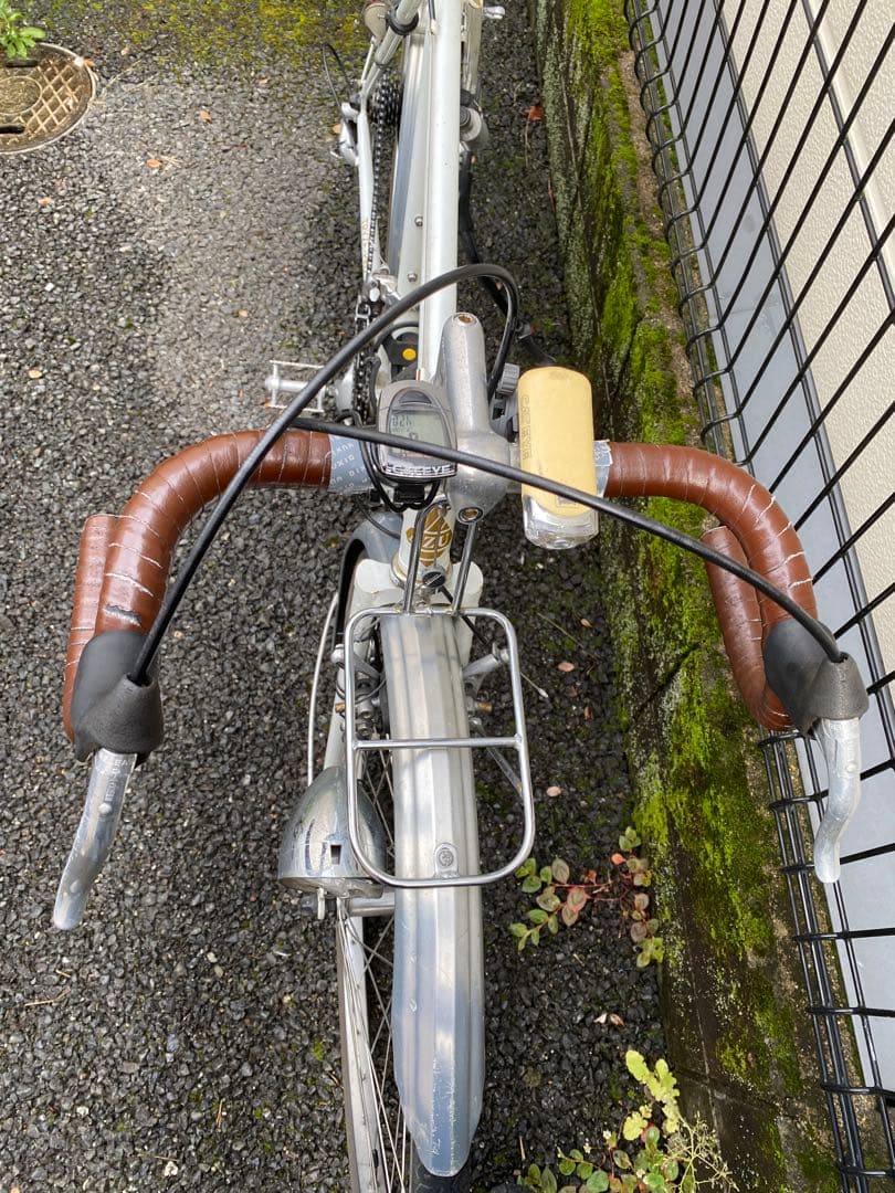 幻の名車　銀輪旅車AZUランドナー　ヴィンテージ　ホワイト