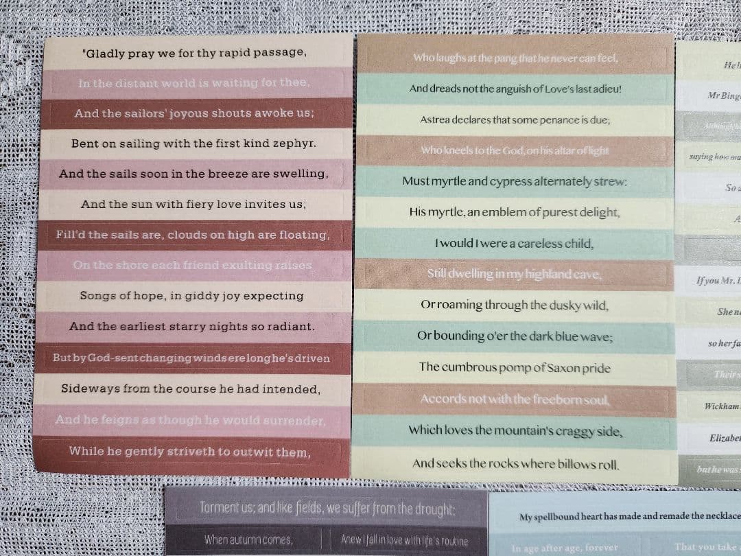 コラージュ 素材 英字シール おすそ分け