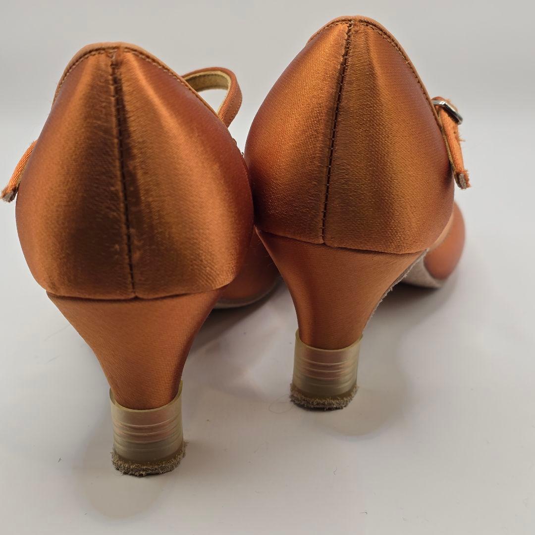 mm　セキネラテンシューズ 5.5cm W/B009F サテン ほぼ未使用