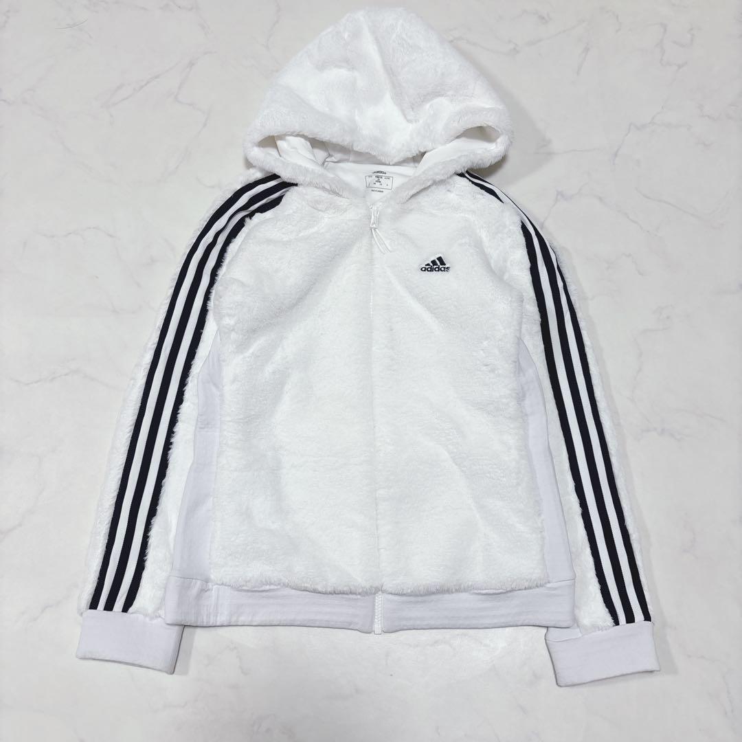 未使用級♡アディダス ゴルフウェア ボアフリース セットアップ　S パーカー