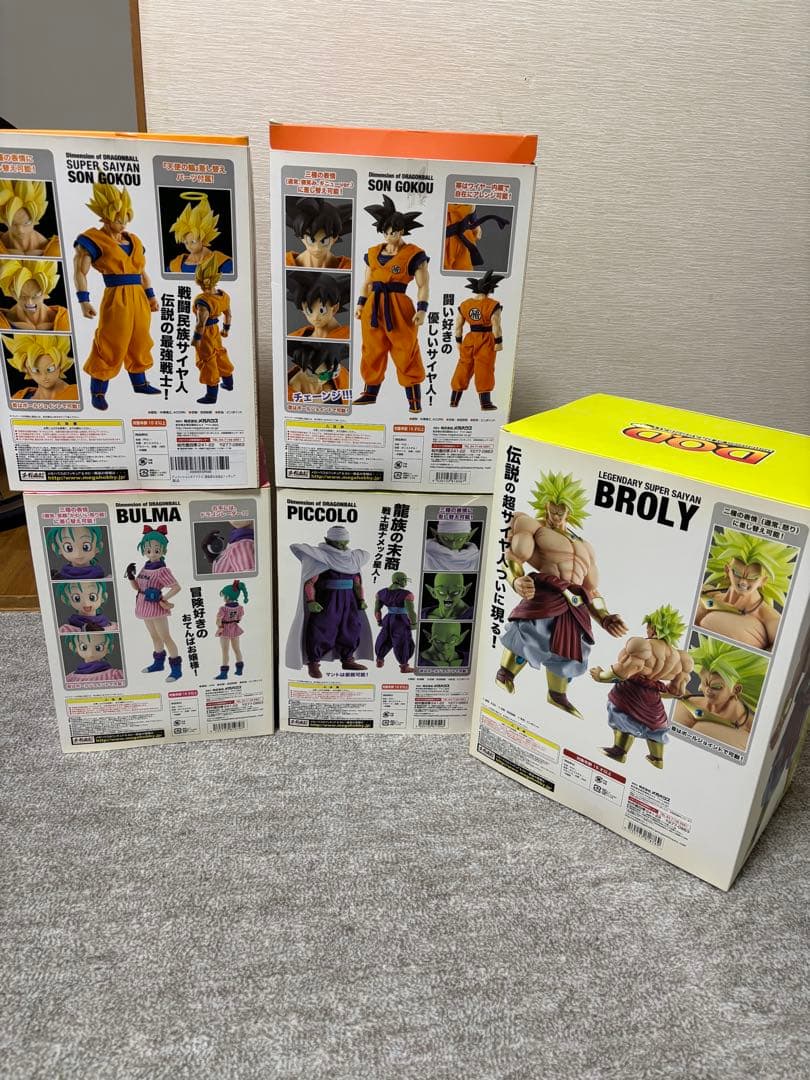DOD 孫悟空 超サイヤ人孫悟空 ブルマ ピッコロ ブロリー フィギュアセット