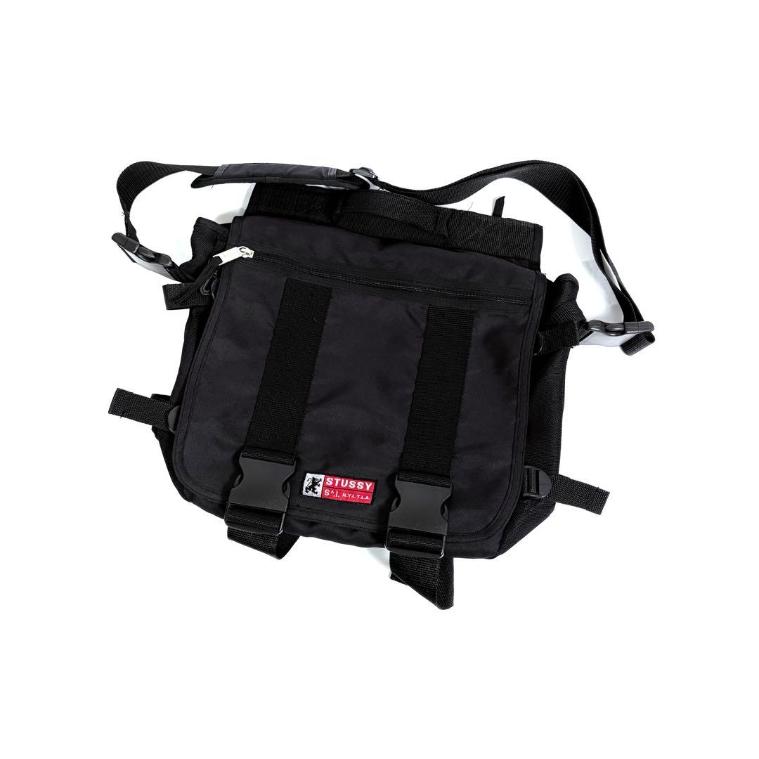 【超希少】 付属付 90's Old Stussy レコードバッグ 紺タグ 美品