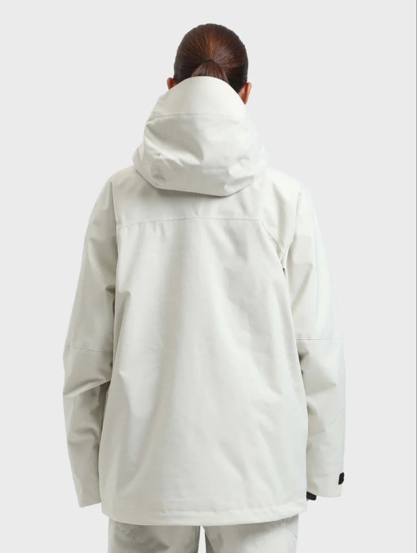 gsouホワイトスノーボードジャケット XXLサイズ