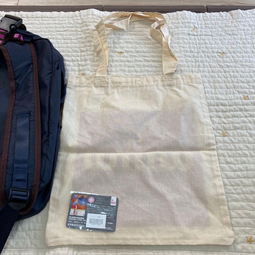 wmmw backpack【navy×pink logo】　 e-bag&ドリカ