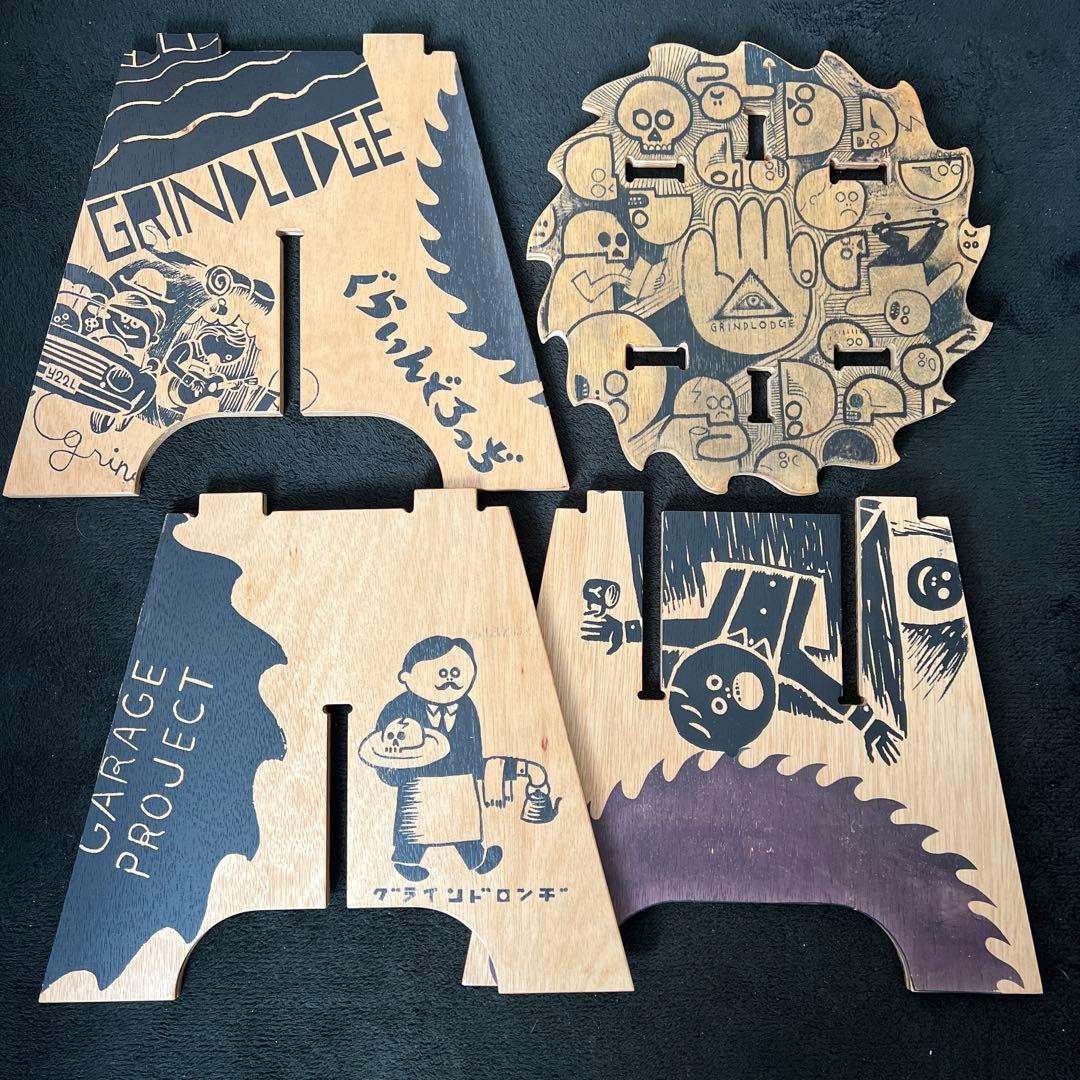 激レア　GRINDLODGE kill the kettle 手書き スツール