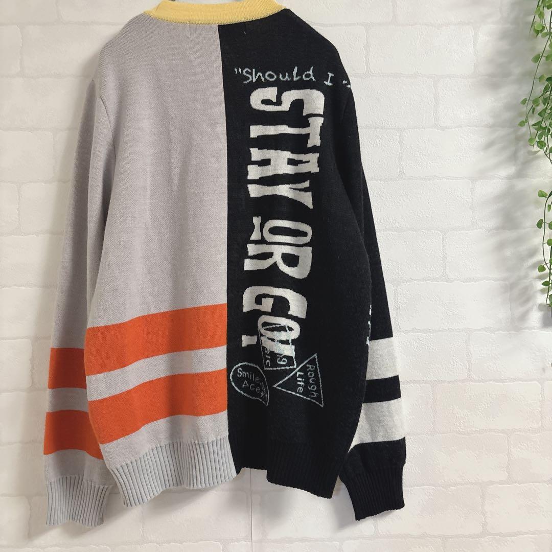 【美品】ディセンバーメイ カーディガン ユニセックス ゴルフウェア ウール混