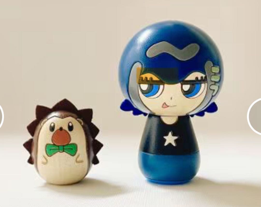 ずとまよ　こけしセット (にらちゃん＆うにぐりくん)