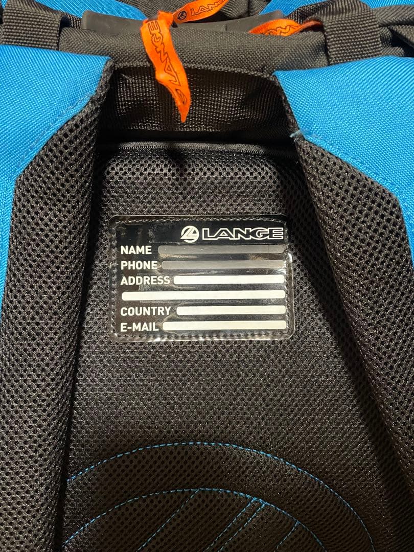 LANGE ブーツバッグ　大型リュック　遠征用　大容量 ブルー