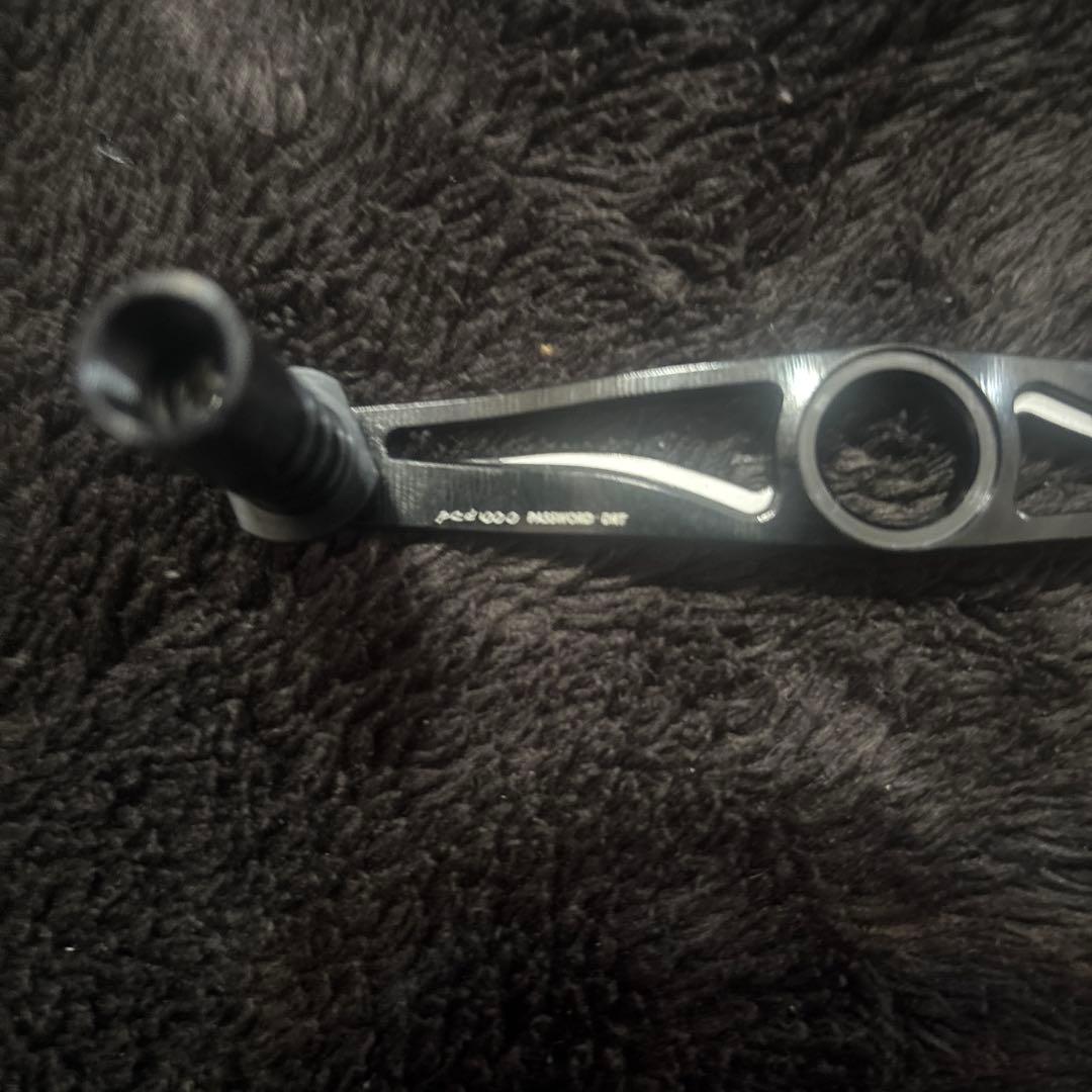 バリアル 100 プレート、ノブシャフト　ブラック