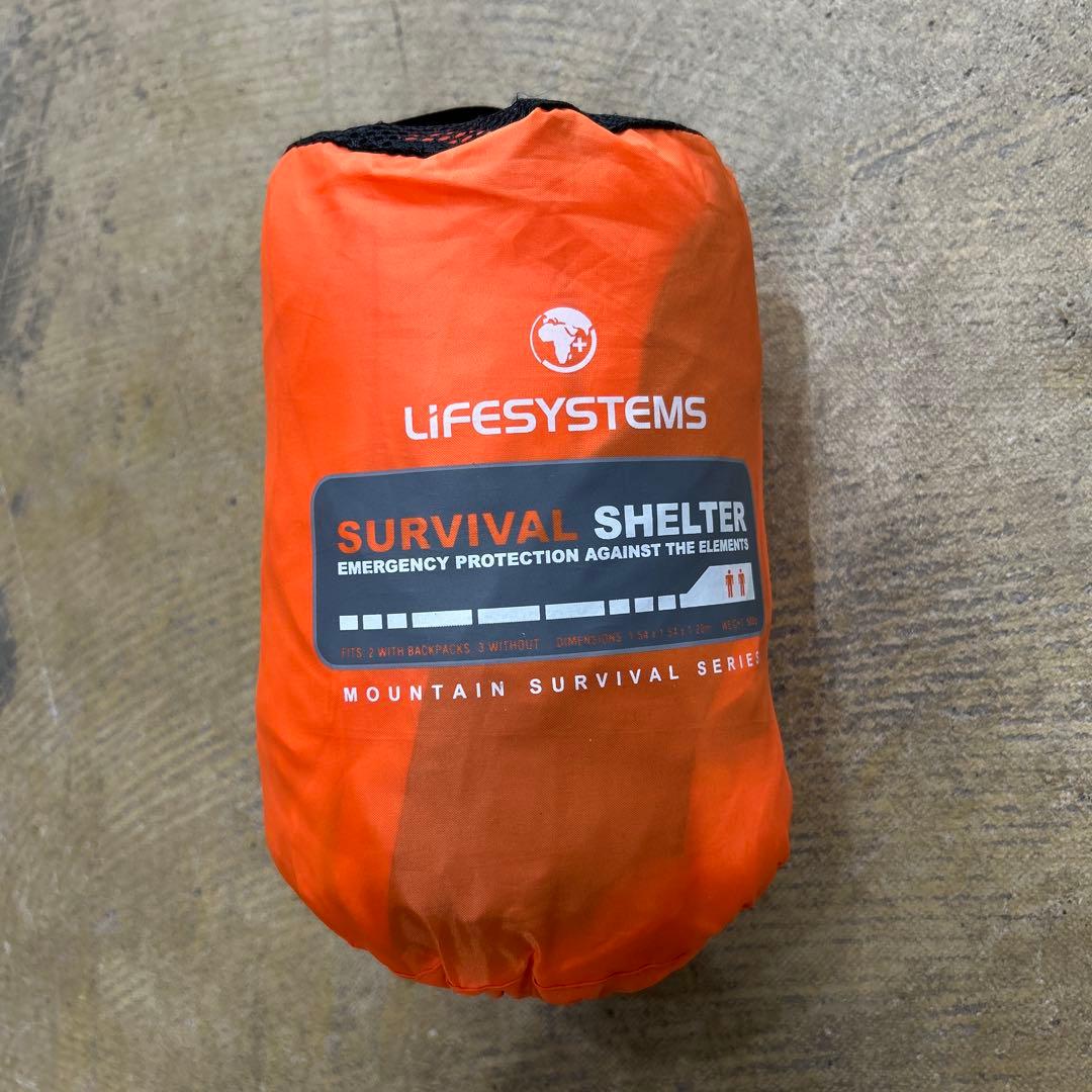 Lifesystems Survival Shelter オレンジ