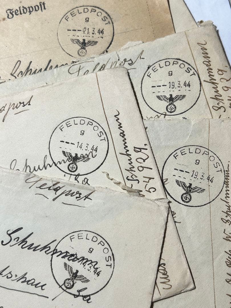レア大量ドイツ戦時中の軍事郵便手紙　海軍エンタイヤ