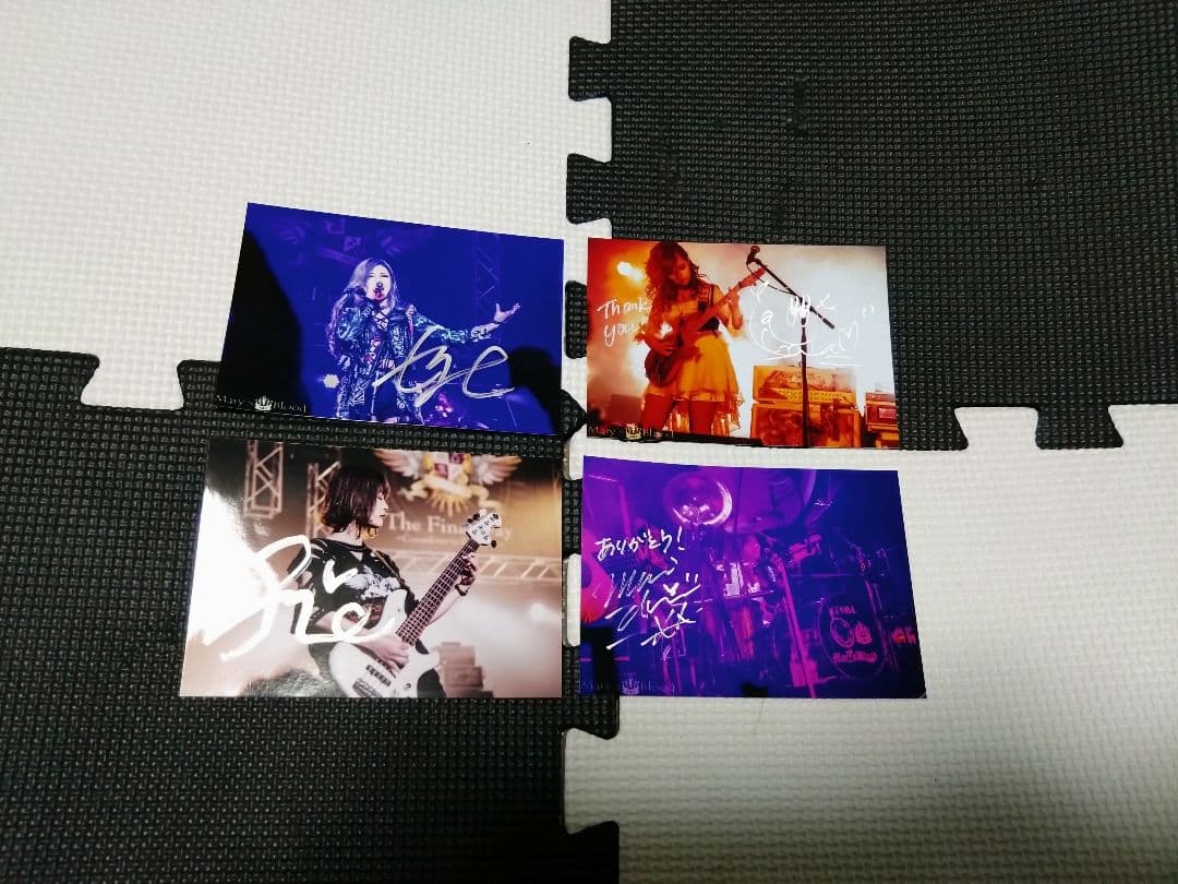 S*7様 Mary's blood 直筆サイン入り写真 メンバー4人