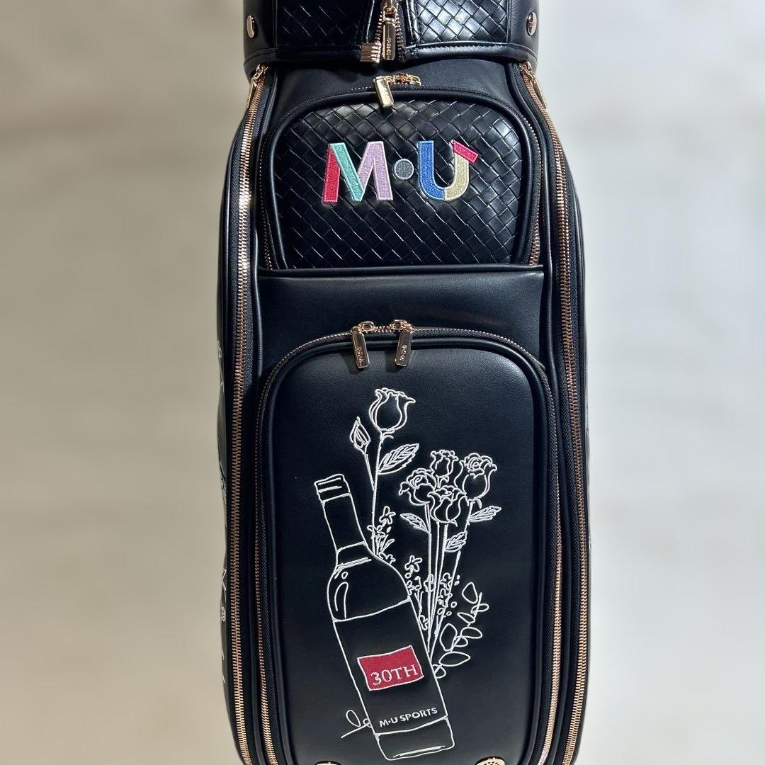 【未使用✨️】M•U SPORTS⭐︎30周年記念モデル⭐︎キャディバッグ ブラック