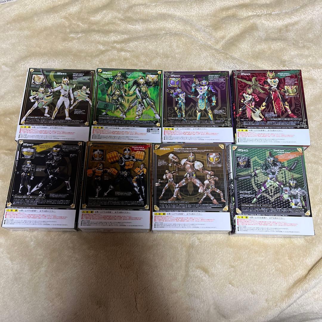 仮面ライダー鎧武②ガイムフィギュアーツ 8体セットS.H.Figuarts極美品