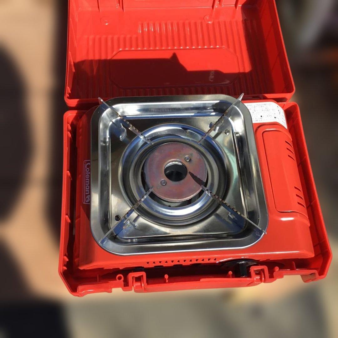 Coleman シングルバーナーコンロ 赤