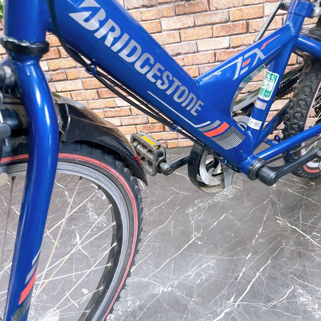 【92】子供用自転車 子供車 ブリヂストン EX ブルー 22インチ