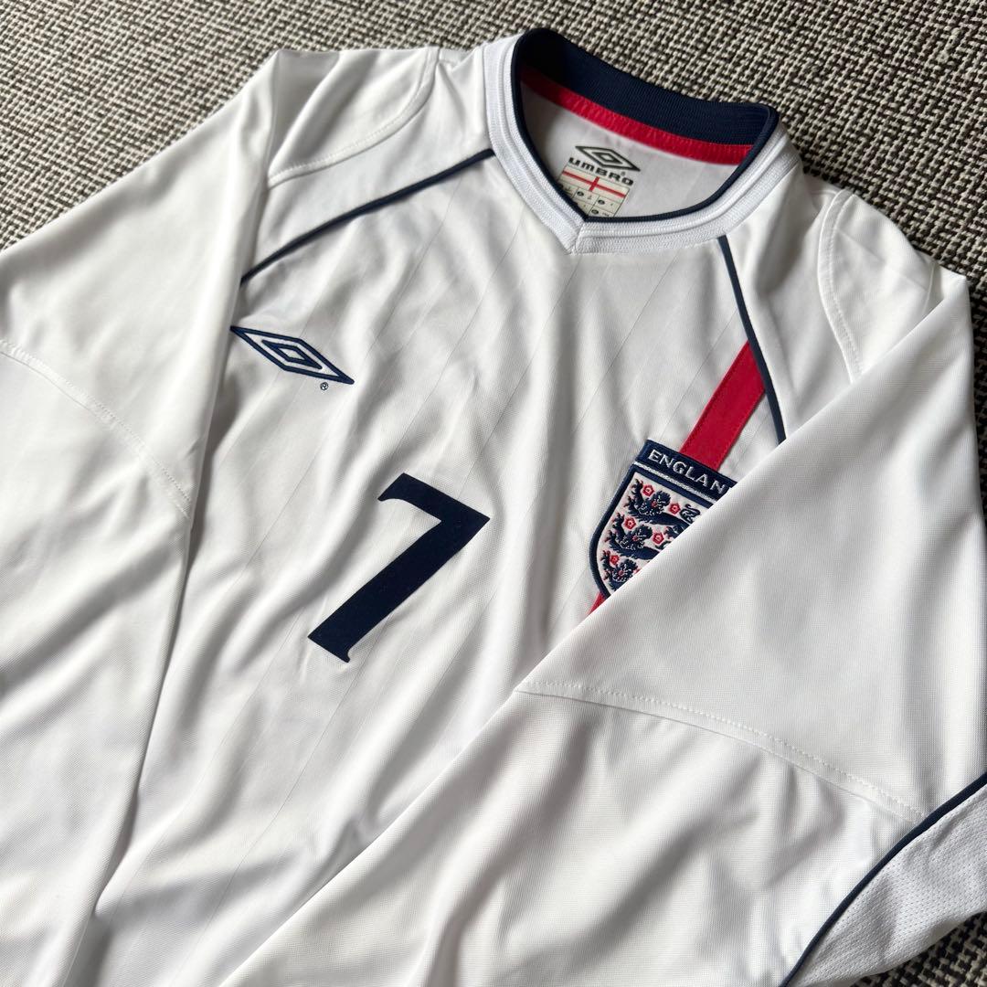 【正規品・ロングスリーブ】デビッド・ベッカム ＃７ イングランド代表 ２００２
