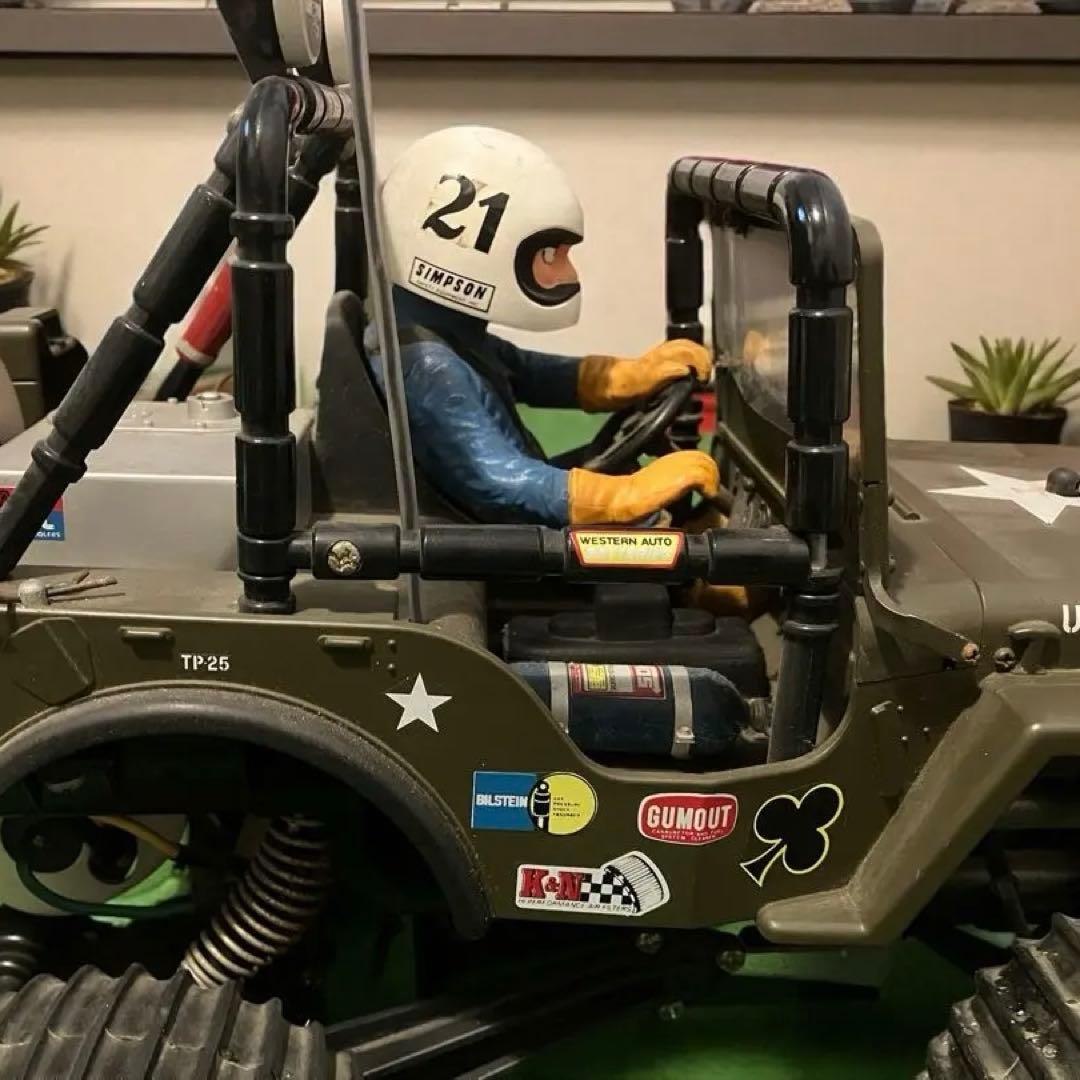 1984年 タミヤ ワイルドウイリス 初期型 説明書・プロポ付き