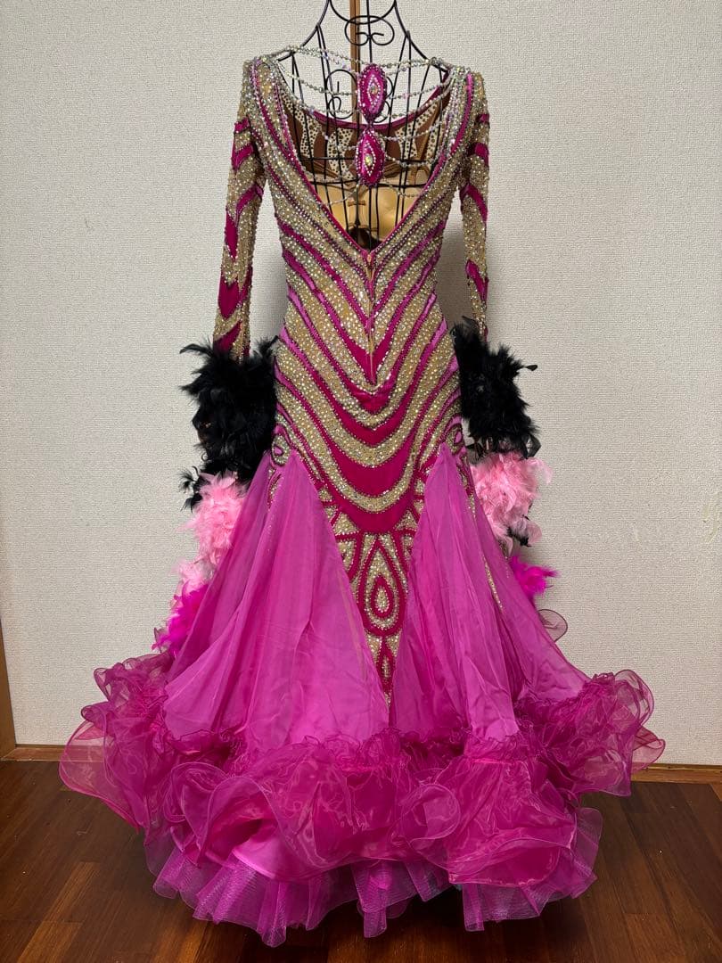 社交ダンスドレス ピンク